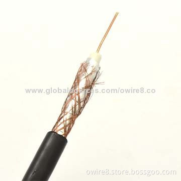 Micro Coaxial Cable, Transparent PVC Jacket, 100m or 300m Per Roll